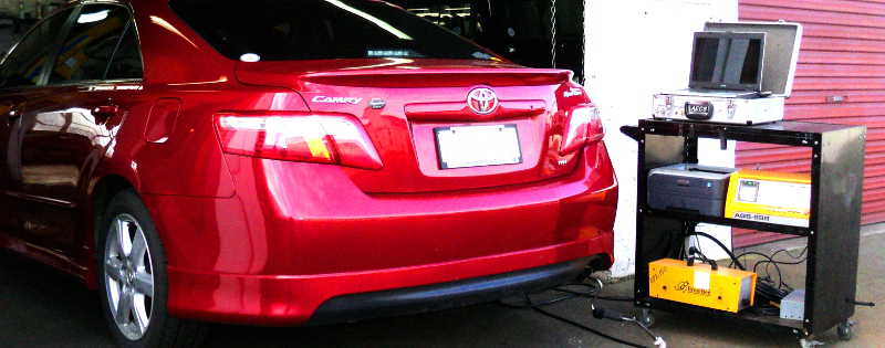 Brainbee exhaust gas emission tester