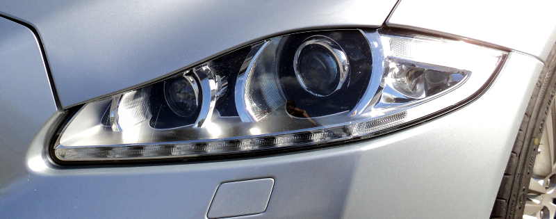 Jaguar headlight