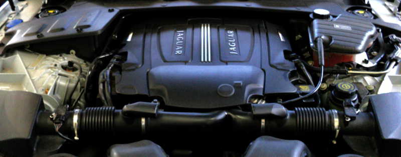 Jaguar Engine Bay